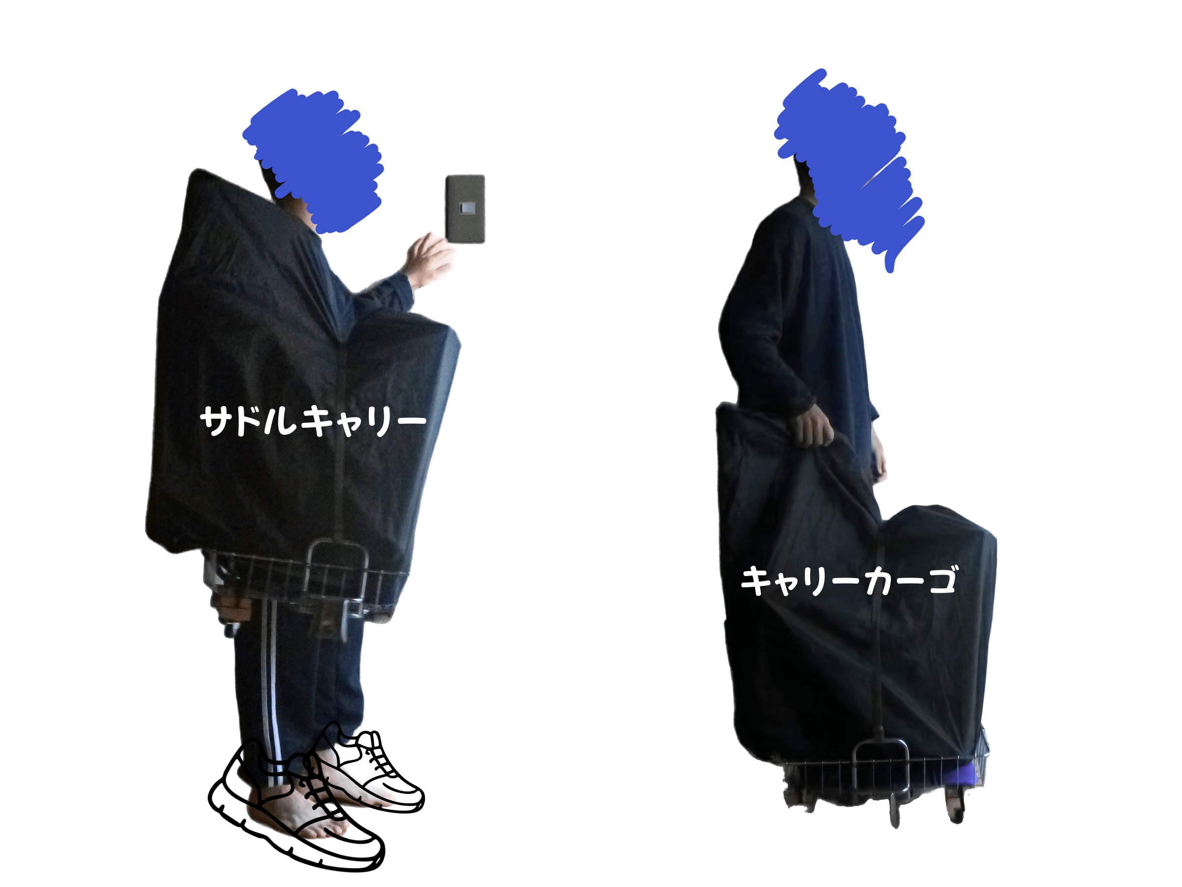 ブロンプトンの輪行システム。サドルキャリーとキャリーカーゴ